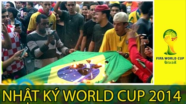 Nhật ký World Cup 2014 (9/7): CĐV Brazil nổi điên vì thất bại của đội nhà