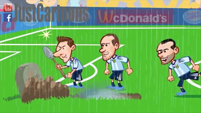 Dư âm trận Hà Lan - Argentina qua 19 giây hài hước