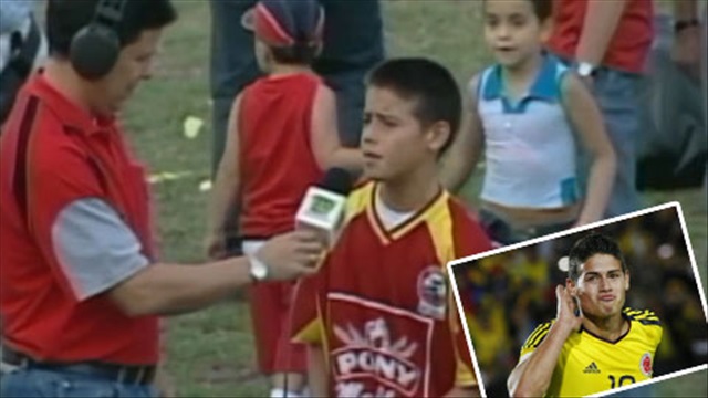Xem James Rodriguez chơi bóng từ năm 12 tuổi