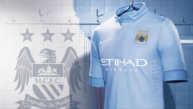 Man City ra mắt áo đấu mới cho mùa giải 2014/15