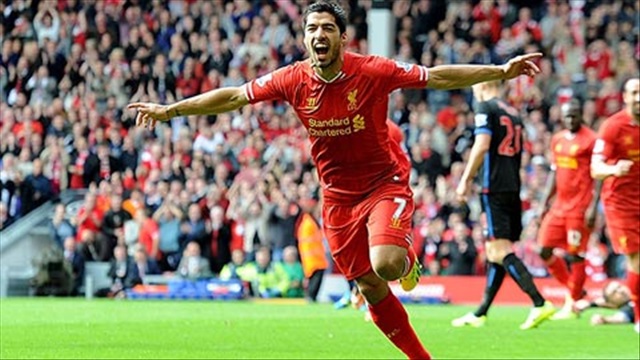 10 bàn thắng đẹp nhất của Suarez trong màu áo Liverpool