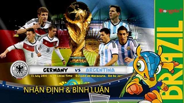 Nhận định và bình luận trước trận CK Đức - Argentina