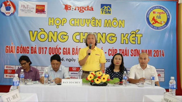 Họp kỹ thuật VCK U17 QG báo Bóng đá - Cúp Thái Sơn Nam 2014