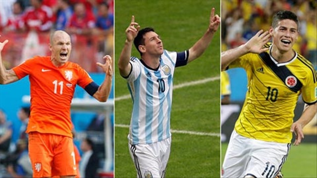 3 cái chân trái hay nhất hành tinh: James - Messi - Robben