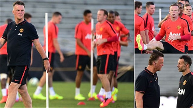 Van Gaal nói rất nhiều và không ngại biểu lộ cảm xúc
