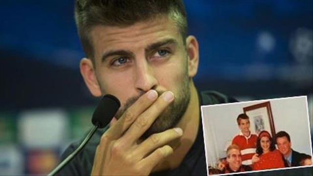 Gerard Pique và ký ức không thể quên với Van Gaal