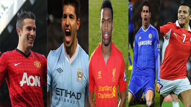 5 ứng viên cho danh hiệu Vua phá lưới Premier League mùa 2014/15