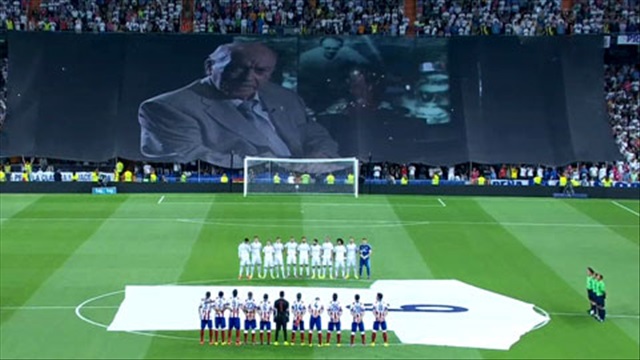 Cảm động giây phút tưởng nhớ huyền thoại Di Stefano