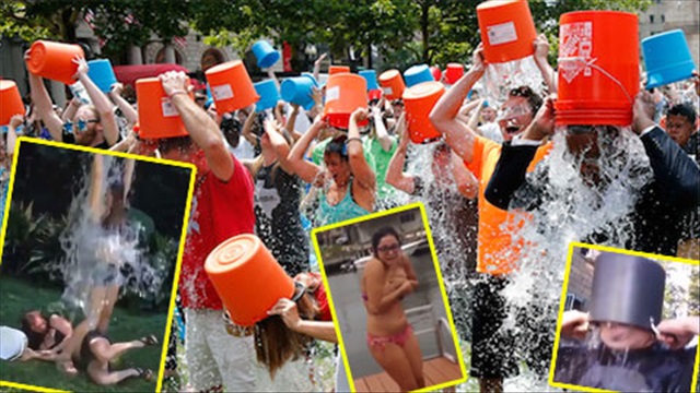 Những pha Ice bucket challenge hỏng cười ra nước mắt