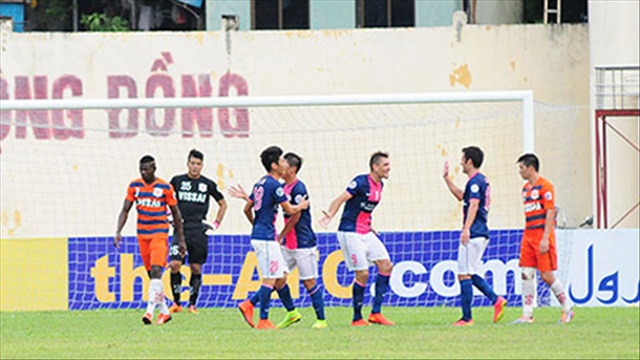 V.Ninh Bình 2-4 Kitchee (Tứ kết lượt đi AFC Cup 2014)