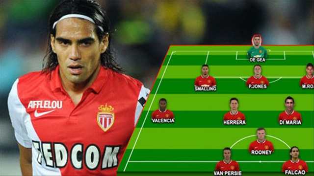 Hàng công Man Utd: Vị trí nào cho Falcao?