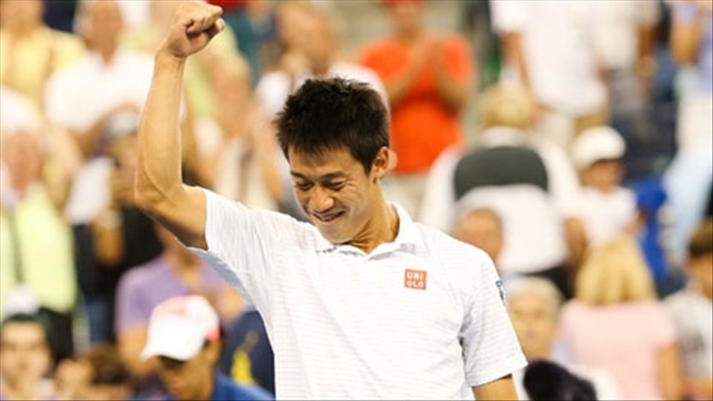 Tứ kết đơn nam US Open 2014: Nishikori hạ gục Wawrinka
