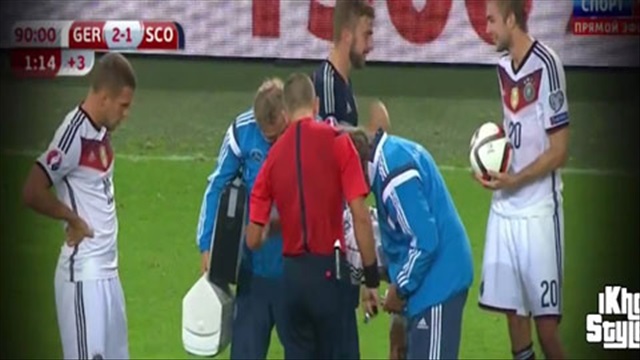 Kramer và Morrison chơi oẳn tù tì trong lúc Marco Reus đang nằm sân đau đớn