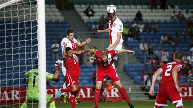 Gibraltar 0-7 Ba Lan (Bảng D - Vòng loại Euro 2016)