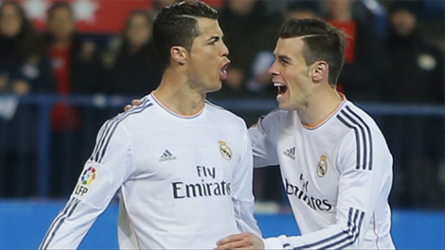 Bale bắt chước Ronaldo cả cách ăn mừng bàn thắng