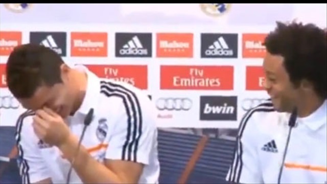 C.Ronaldo cười ngất khi phóng viên nói Liverpool có thể đánh bại Real