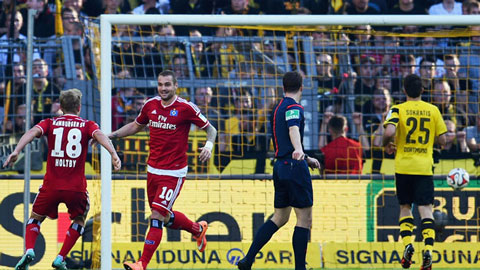 Dortmund 0-1 Hamburg (Vòng 7 Bundesliga 2014/15)