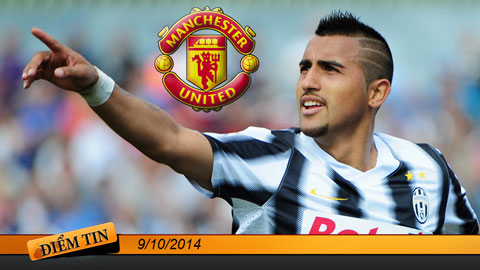 Điểm tin+ (9/10): Juve đồng ý bán Vidal cho MU