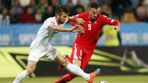Slovenia 1-0 Thụy Sỹ (Bảng E vòng loại Euro 2016)