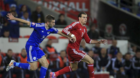 Xứ Wales 0-0 Bosnia: Có Bale cũng bằng 