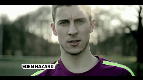 Hazard biểu diễn tuyệt kỹ với trái bóng