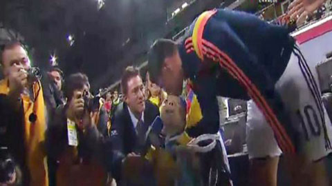 Xúc động với nghĩa cử cao đẹp của James Rodriguez