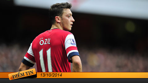 Điểm tin+ (13/10): Oezil chia tay Arsenal ngay trong tháng 1?