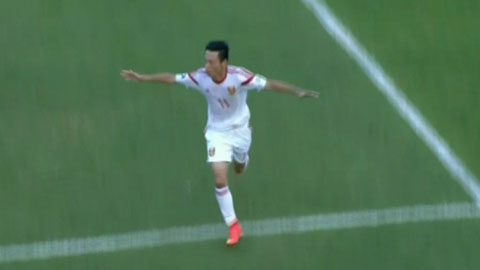 Tỷ số bất ngờ được cân bằng (U19 Việt Nam - U19 Trung Quốc)