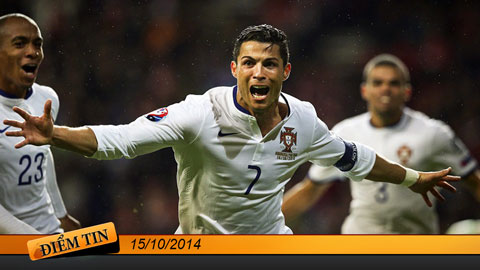 Điểm tin+ (15/10): Cristiano Ronaldo chạm kỷ lục ghi bàn ở EURO 