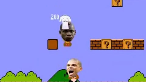 Balotelli bị chế giễu bằng game Nintendo kinh điển