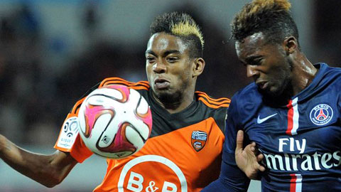 Lorient 1-2 PSG (Vòng 12 - Ligue 2014/15)