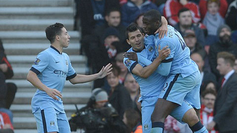 Southampton 0-3 Man City: Lấy lại vị thế