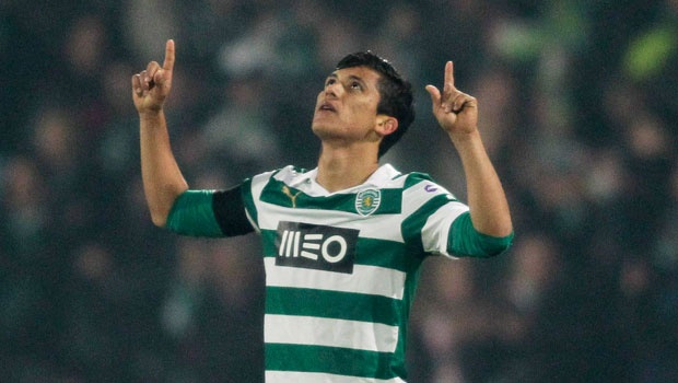 Fredy Montero (Sporting) và cú sút không thủ môn nào cản phá nổi