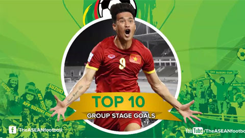 10 bàn thắng đẹp nhất vòng bảng AFF Cup 2014: Công Vinh xếp thứ nhất