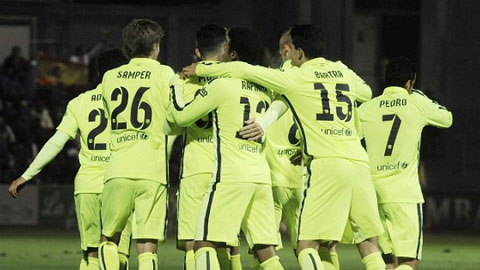 Huesca 0-4 Barcelona (Cúp nhà Vua TBN)