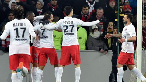 Vòng 16 Ligue 1: PSG lỡ cơ hội lên ngôi đầu, Saint Etienne vào Top 3