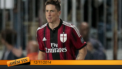 Điểm tin+ (12/12): Chelsea sớm trả tự do cho Fernando Torres