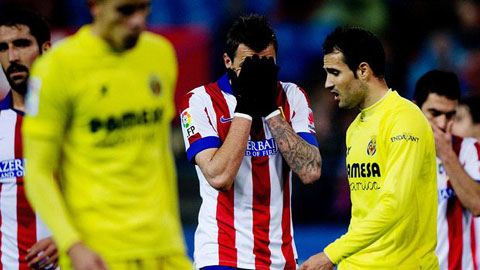 Atletico 0-1 Villarreal: Đứt mạch thắng