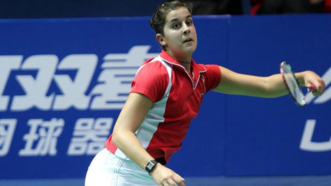 Kinh hoàng với vận tốc đánh cầu của nữ tay vợt Carolina Marin