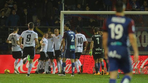 Eibar 0-1 Valencia (Vòng 16 La Liga 2014/2015)