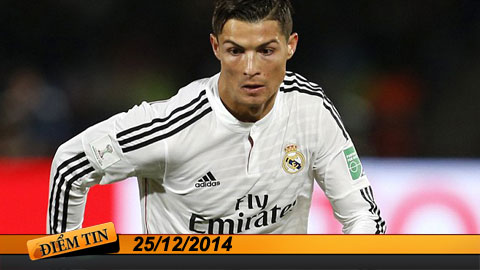 Điểm tin+ (25/12): Ronaldo xuất sắc nhất năm 2014