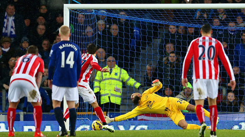 Everton 0-1 Stoke City (Vòng 18 - Premier League 2014/15)