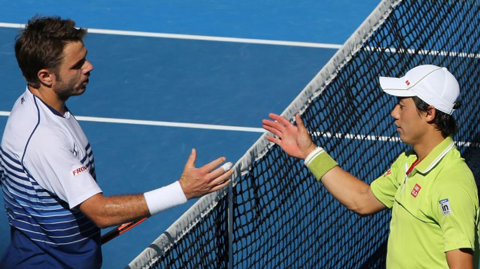 Wawrinka tiễn Nishikori (Tứ kết Australian Open 2015)