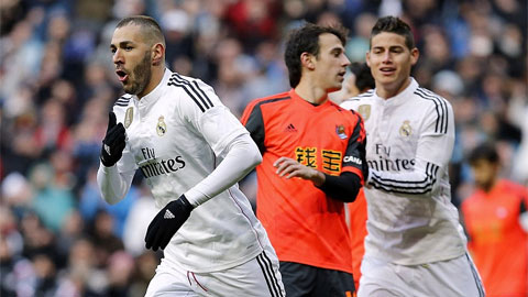 Real Madrid 4-1 Real Sociedad: Không CR7 đã có Benzema