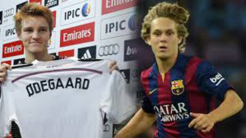 So sánh 2 viên ngọc thô Martin Odegaard và Alen Halilovic của Real và Barca 