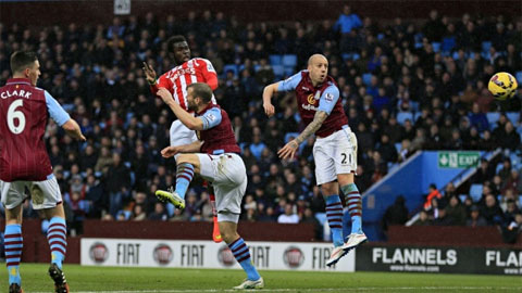 Aston Villa 1-2 Stoke City (Vòng 26 Premier League 2014/15)