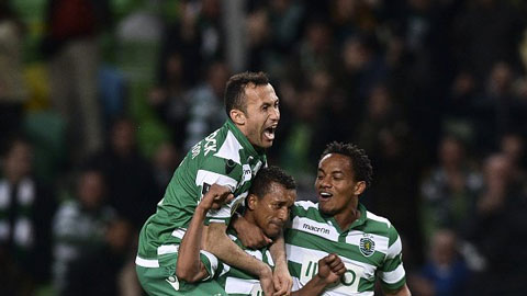  Nani lập siêu phẩm trong trận Sporting Lisbon thắng Gil Vicente 2-0