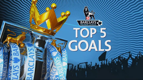 Top 5 bàn thắng đẹp nhất vòng 26 Premier League