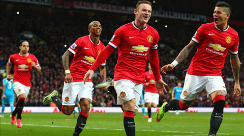 M.U 2-0 Sunderland: Rooney lập cú đúp, M.U lọt vào Top 3