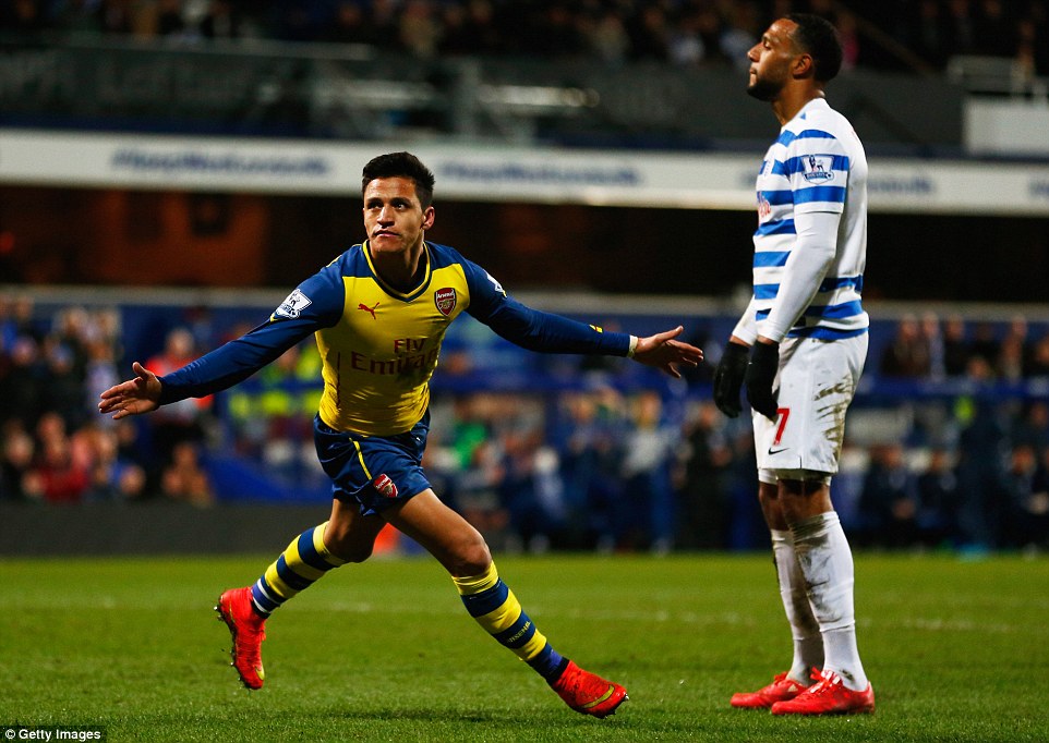 QPR 1-2 Arsenal: Kìa nòng pháo vẫn vươn lên trời cao